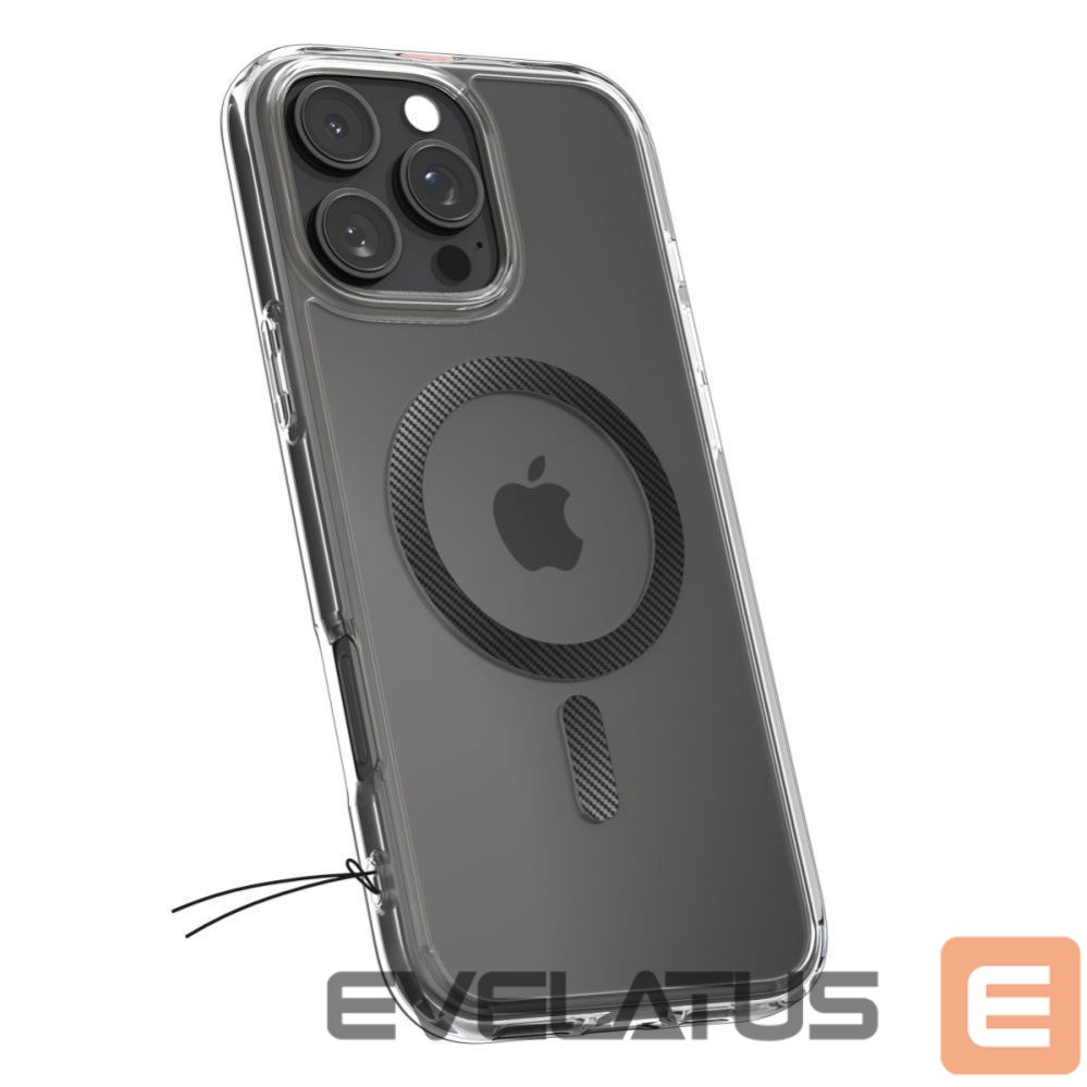 Nugarėlės dėklai Spigen Spigen Ultra Hybrid Mag Case with MagSafe Carbon Fiber for iPhone 16 Pro Max - Dark Gray