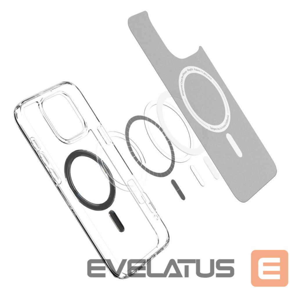 Nugarėlės dėklai Spigen Spigen Ultra Hybrid Mag Case with MagSafe Carbon Fiber for iPhone 16 Pro Max - Dark Gray