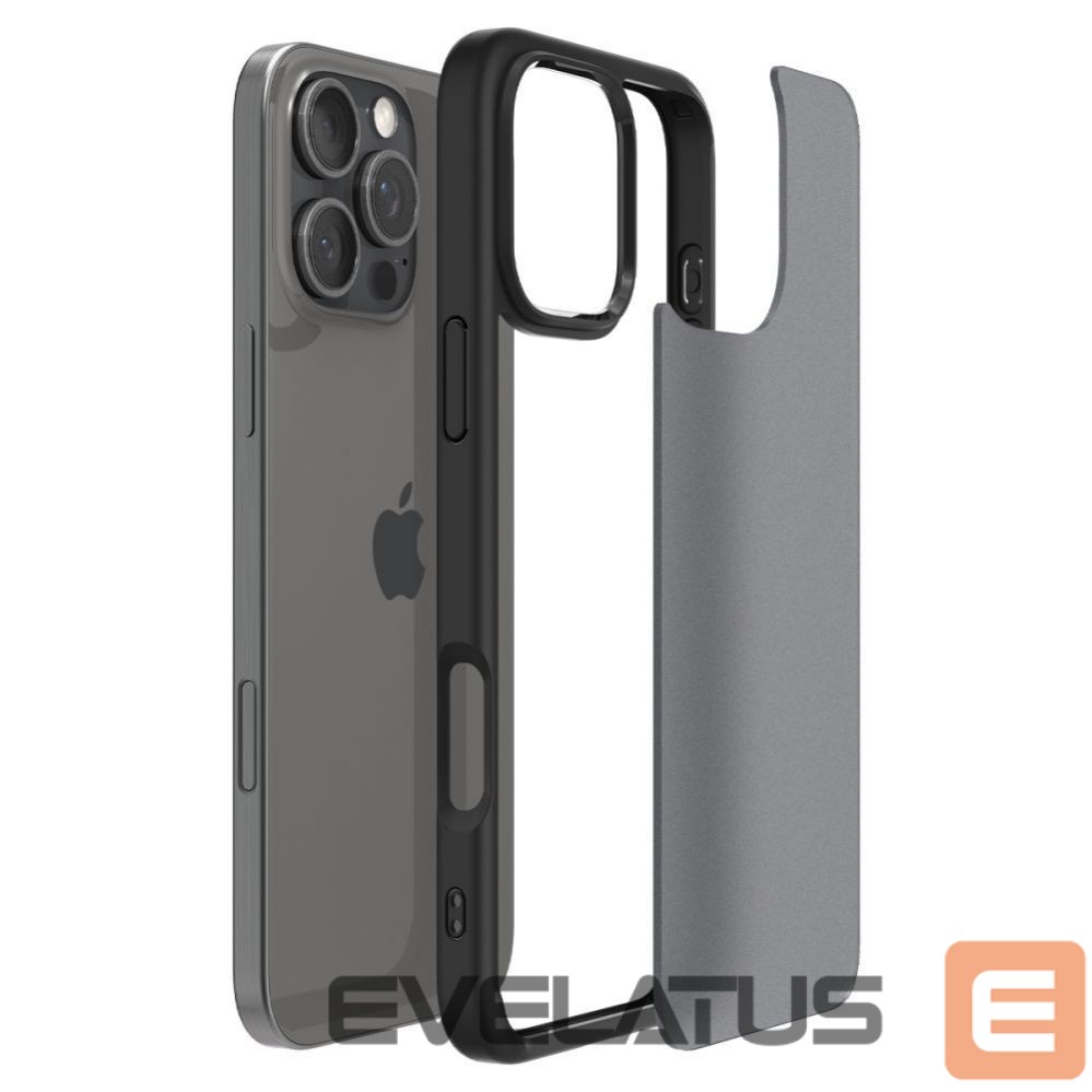 Nugarėlės dėklai Spigen Spigen Ultra Hybrid Case for iPhone 16 Pro Max - Black