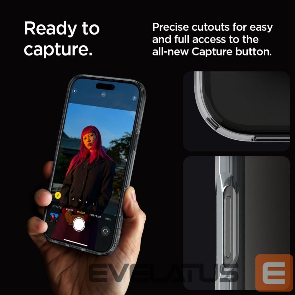 Nugarėlės dėklai Spigen Spigen Ultra Hybrid Case for iPhone 16 Pro Max - Clear