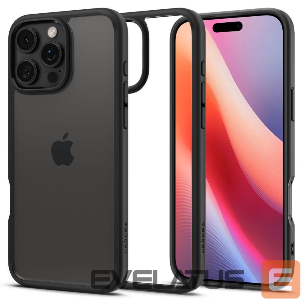 Nugarėlės dėklai Spigen Spigen Ultra Hybrid Case for iPhone 16 Pro Max - Matte Black