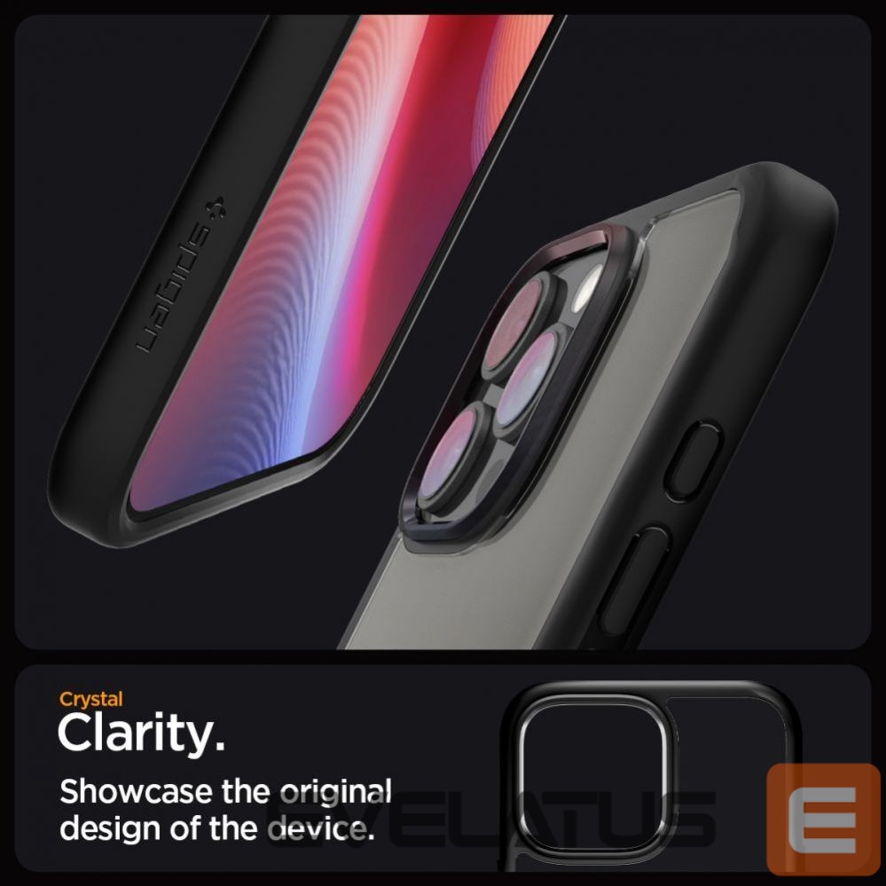 Nugarėlės dėklai Spigen Spigen Ultra Hybrid Case for iPhone 16 Pro Max - Matte Black