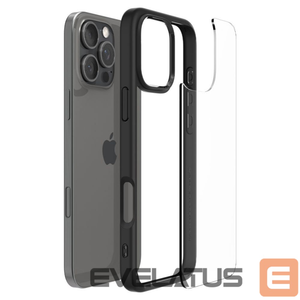 Nugarėlės dėklai Spigen Spigen Ultra Hybrid Case for iPhone 16 Pro Max - Matte Black