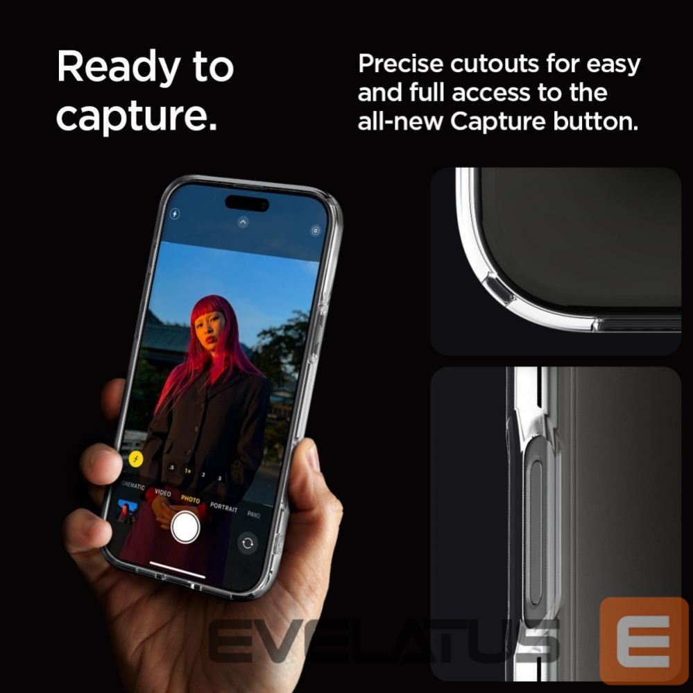 Nugarėlės dėklai Spigen Spigen Ultra Hybrid Case for iPhone 16 Pro Max - Clear