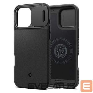 Nugarėlės dėklai Spigen  Spigen Optik Armor Mag Case with MagSafe for iPhone 16 Pro Max - Black 