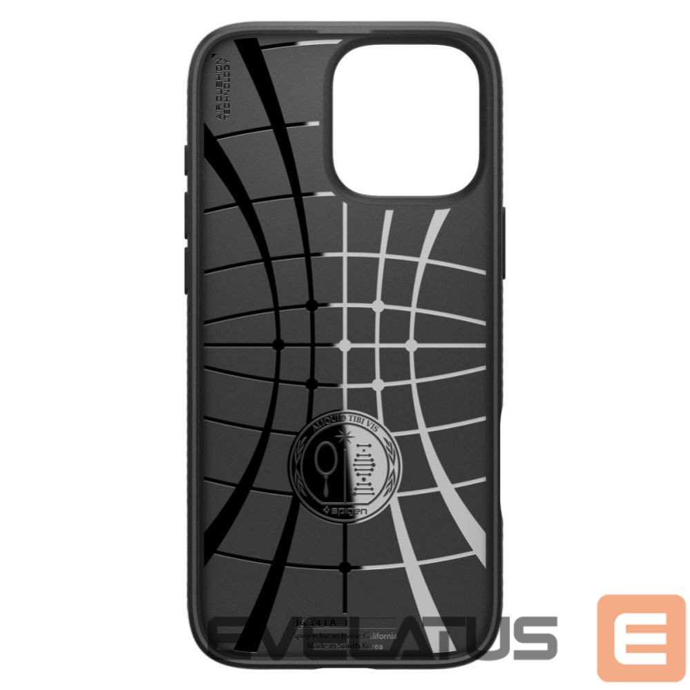 Nugarėlės dėklai Spigen Spigen Liquid Air Case for iPhone 16 Pro Max - Black