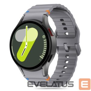 Kitas telefono priedas Tech-Protect  Tech-Protect Silicone Sport Strap for Samsung Galaxy Watch 4 / 5 / 5 Pro / 6 / 7 / FE - Gray 