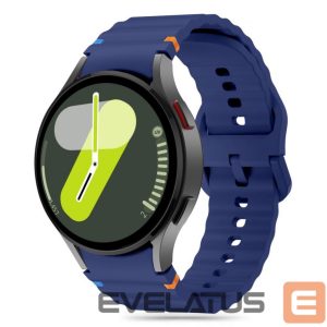 Kitas telefono priedas Tech-Protect  Tech-Protect Silicone Sport Strap for Samsung Galaxy Watch 4 / 5 / 5 Pro / 6 / 7 / FE - Blue 