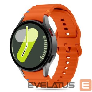 Kitas telefono priedas Tech-Protect  Tech-Protect Silicone Sport Strap for Samsung Galaxy Watch 4 / 5 / 5 Pro / 6 / 7 / FE - Orange 