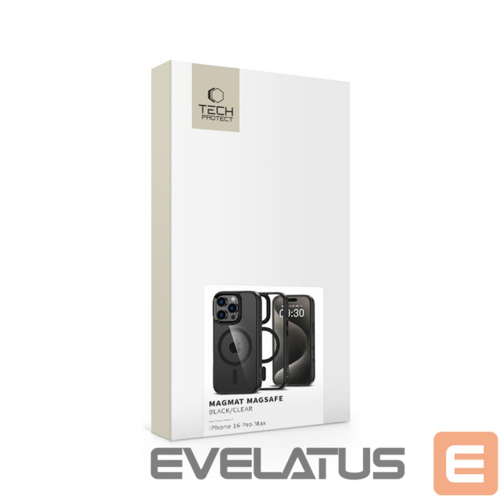 Kitas telefono priedas Tech-Protect Tech-Protect MagMat MagSafe Case for iPhone 16 Pro Max - Clear