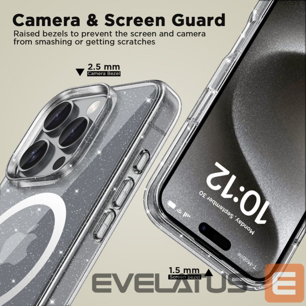 Kitas telefono priedas Tech-Protect Tech-Protect FlexAir Hybrid MagSafe Case for iPhone 16 Pro - Clear