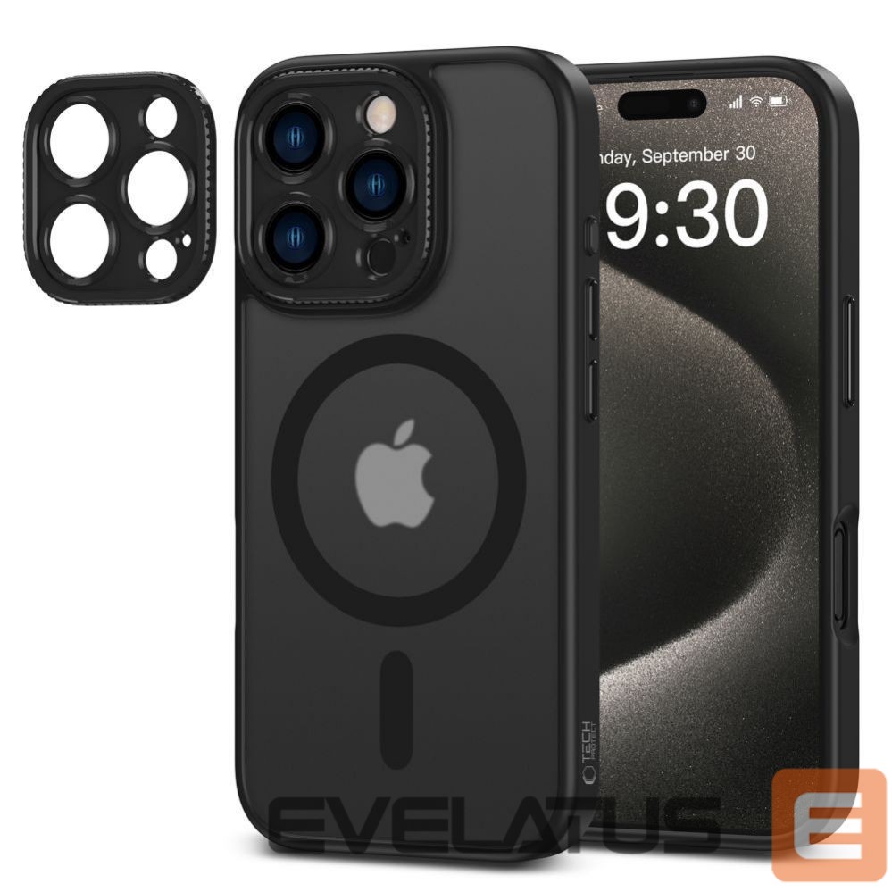 Kitas telefono priedas Tech-Protect Tech-Protect MagCam MagSafe iPhone 16 Pro Case - Semi-Transparent