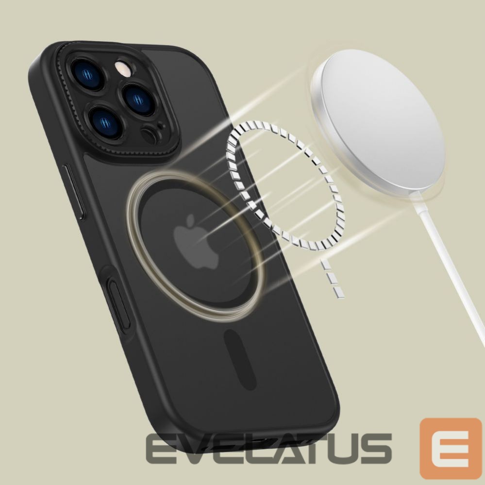 Kitas telefono priedas Tech-Protect Tech-Protect MagCam MagSafe iPhone 16 Pro Case - Semi-Transparent