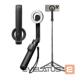 Kitas telefono priedas Spigen  Selfie stick Spigen S571W MagSafe Bluetooth with tripod - black 