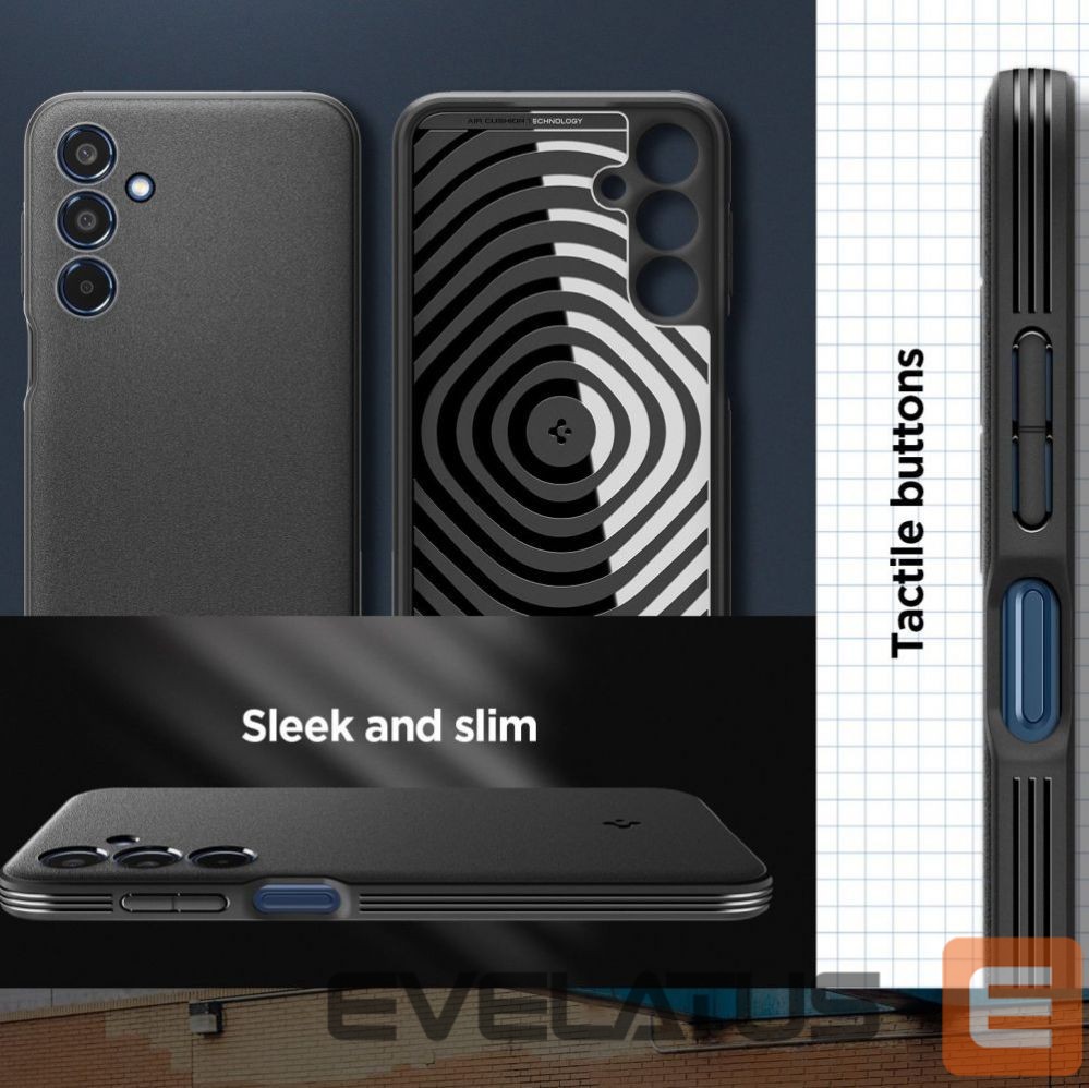 Kitas telefono priedas Spigen Spigen Essential SandBlast Case for Samsung Galaxy M35 5G - Black