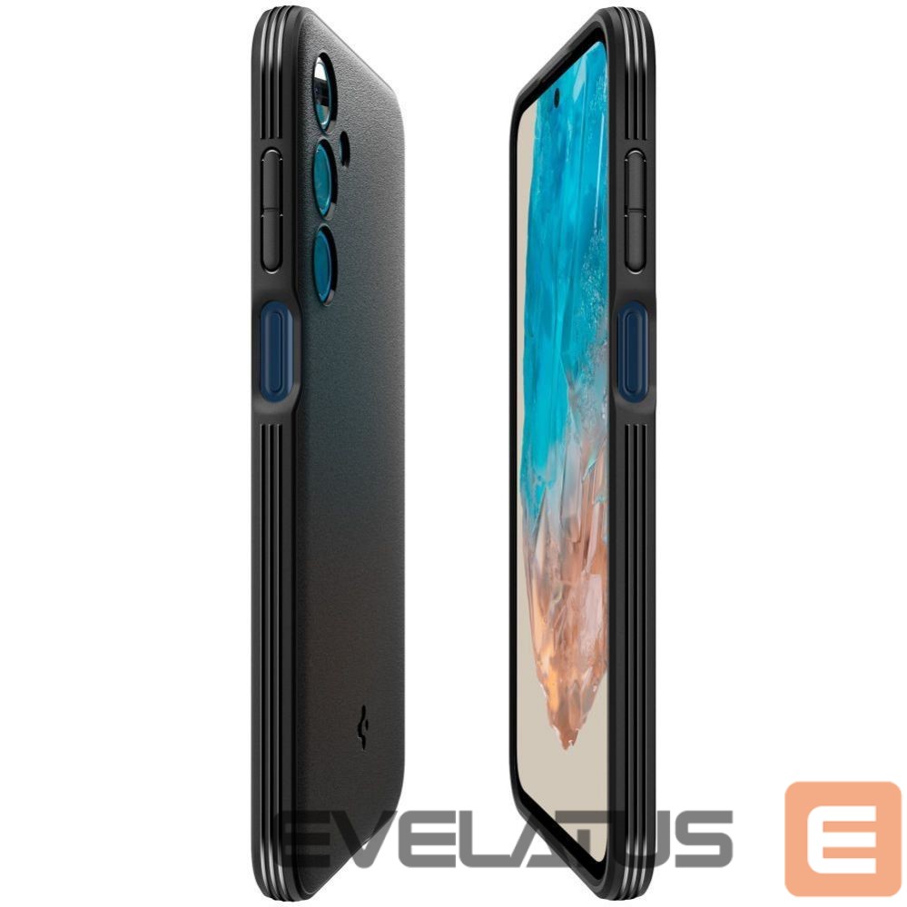Kitas telefono priedas Spigen Spigen Essential SandBlast Case for Samsung Galaxy M35 5G - Black