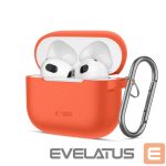Kitas telefono priedas Tech-Protect  Tech-Protect Silicone Hook Case for Apple AirPods 3 - Orange 