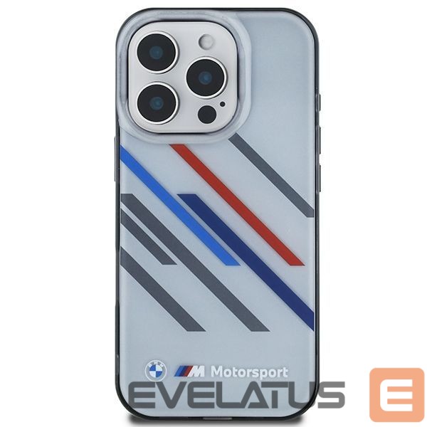 Kitas telefono priedas BMW BMW Motosport IML Random Stripes iPhone 16 Pro Case - Gray