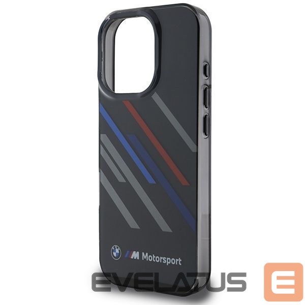 Kitas telefono priedas BMW BMW Motosport IML Random Stripes iPhone 16 Pro Case - Black