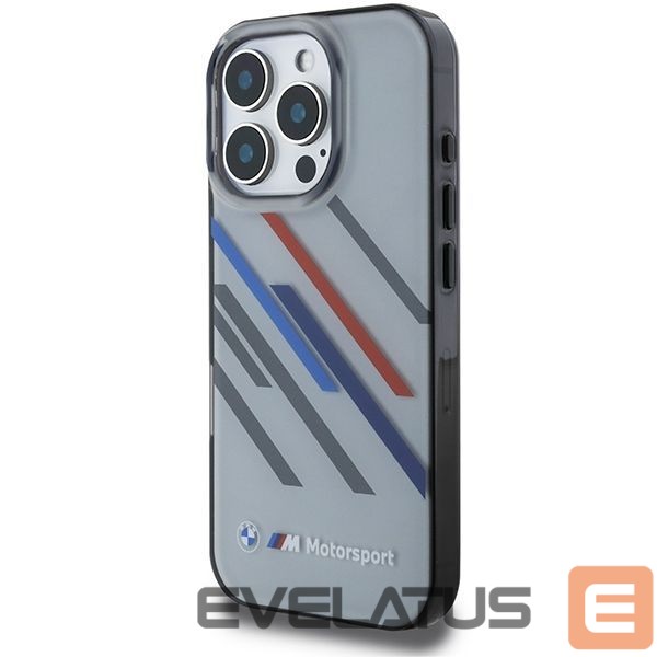 Kitas telefono priedas BMW BMW Motosport IML Random Stripes iPhone 16 Pro Max Case - Gray