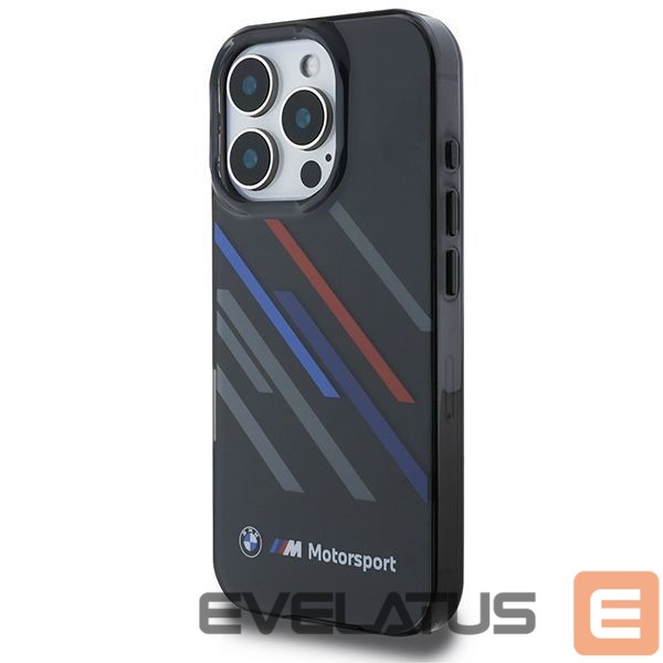 Kitas telefono priedas BMW BMW Motosport IML Random Stripes iPhone 16 Pro Max Case - Black