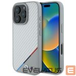 Kitas telefono priedas BMW  BMW M Carbon Tricolor Line MagSafe Case for iPhone 16 Pro - Gray 