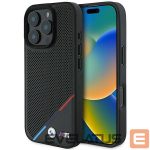Kitas telefono priedas BMW  BMW M Perforated Tricolor Line MagSafe Case for iPhone 16 Pro - Black 