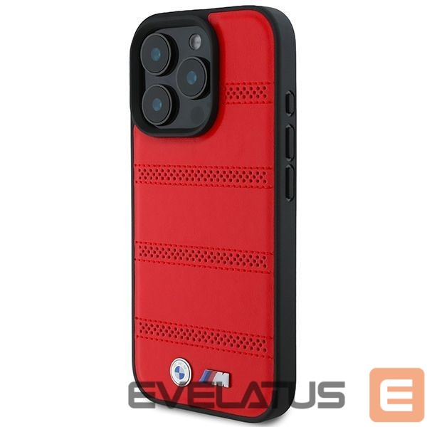 Kitas telefono priedas BMW BMW M Perforated And Stitched Line MagSafe case for iPhone 16 Pro - red