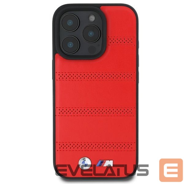 Kitas telefono priedas BMW BMW M Perforated And Stitched Line MagSafe case for iPhone 16 Pro - red