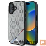 Kitas telefono priedas BMW  BMW M Perforated Tricolor Line MagSafe iPhone 16 Case - Gray 