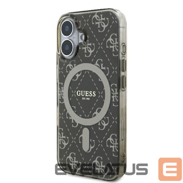 Kitas telefono priedas Guess Guess IML 4G Background MagSafe iPhone 16 Case - Brown