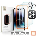 Kitas telefono priedas Tech-Protect  Tech-Protect Supreme Set Tempered Glass for iPhone 16 Pro Max - Transparent (3 pcs.) 
