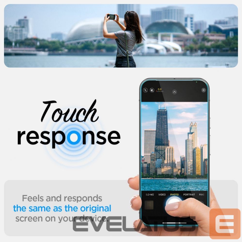 Kitas telefono priedas Spigen Spigen Glas.tR EZ Fit Tempered Glass with Applicator for Google Pixel 10 / 10 Pro / 9 / 9 Pro (2 pcs.)