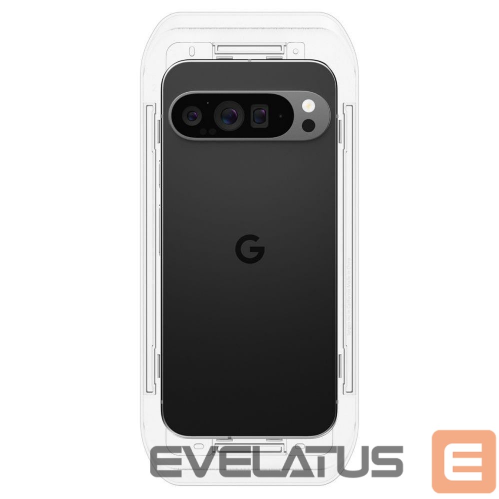 Kitas telefono priedas Spigen Spigen Glas.tR EZ Fit Tempered Glass with Applicator for Google Pixel 10 / 10 Pro / 9 / 9 Pro (2 pcs.)