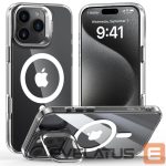 Kitas telefono priedas Tech-Protect  Tech-Protect MagStand MagSafe Case for iPhone 16 Pro - Clear 