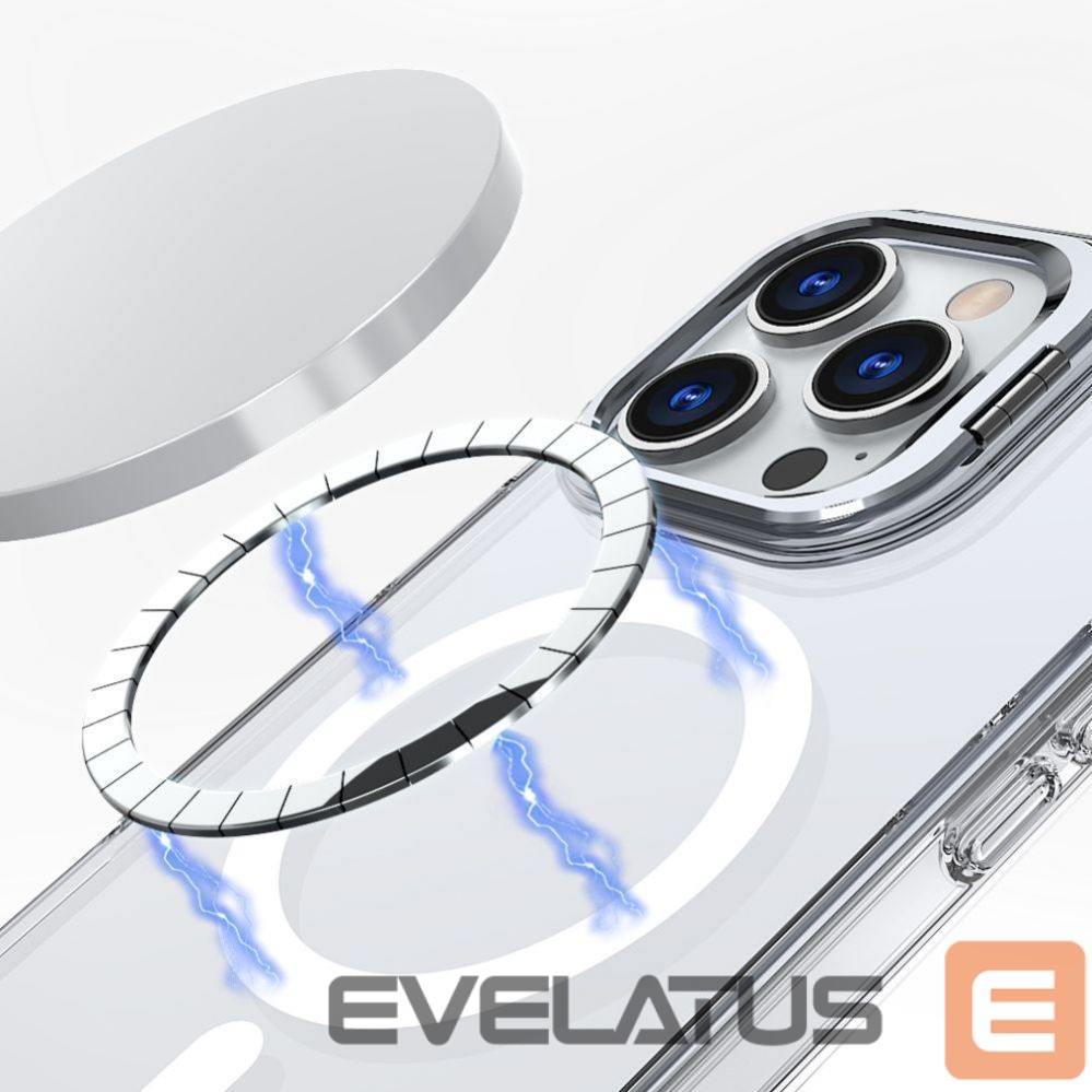 Kitas telefono priedas Tech-Protect Tech-Protect MagStand MagSafe Case for iPhone 16 Pro - Clear