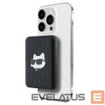 Kitas telefono priedas Karl Lagerfeld  Karl Lagerfeld Powerbank inductive KLPB5FPGKSCHHK 16W 5000mAh black/black Choupette Head Pin MagSafe 