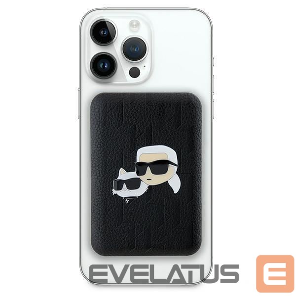 Kitas telefono priedas Karl Lagerfeld Karl Lagerfeld Powerbank inductive KLPB5FPGKSKCHK 16W 5000mAh black/black Karl&Choupette Head Pin MagSafe