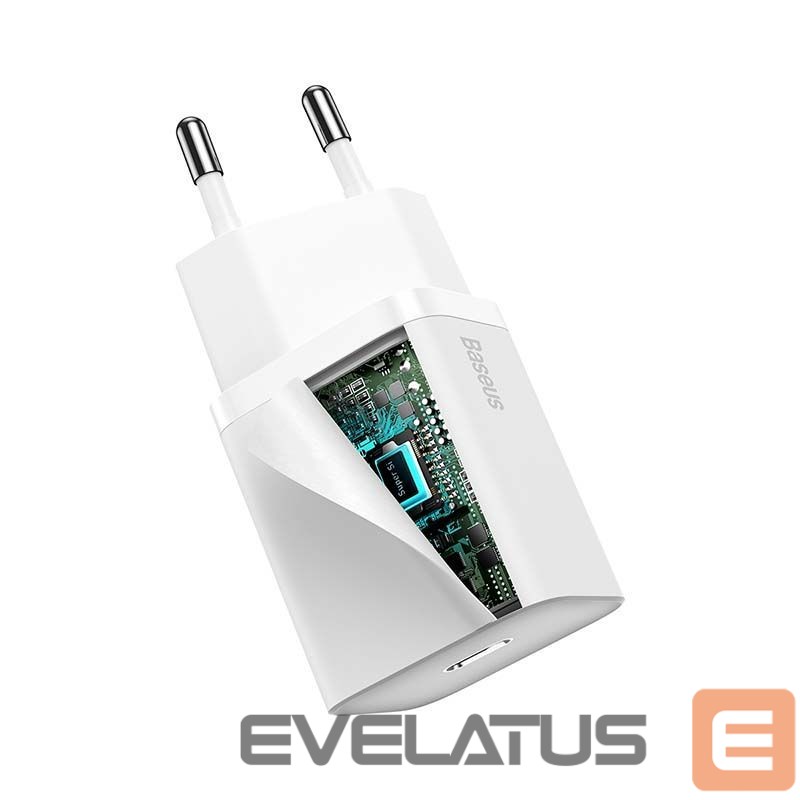 Adapteriai Baseus Baseus Super Si Quick Charger 1C 20W (white)
