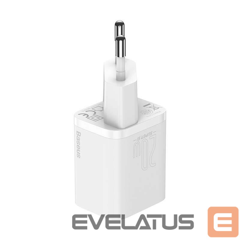 Adapteriai Baseus Baseus Super Si Quick Charger 1C 20W (white)