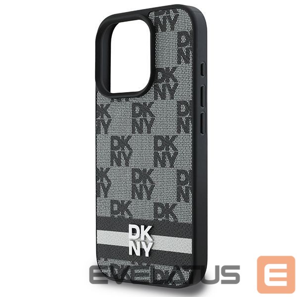 Kitas telefono priedas DKNY DKNY Checkered Pattern & Printed Stripes Case for iPhone 16 Pro - Black