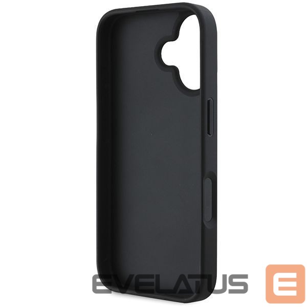 Kitas telefono priedas DKNY DKNY Checkered Pattern & Printed Stripes iPhone 16 Case - Black