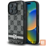 Kitas telefono priedas DKNY  DKNY Checkered Pattern & Printed Stripes Case for iPhone 16 Pro Max - Black 