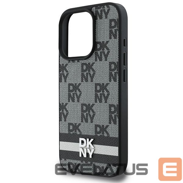 Kitas telefono priedas DKNY DKNY Checkered Pattern & Printed Stripes Case for iPhone 16 Pro Max - Black