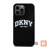 Kitas telefono priedas DKNY  DKNY Silicone White Printed Logo MagSafe iPhone 16 Pro Case - Black 