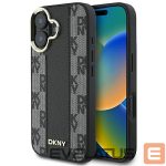 Kitas telefono priedas DKNY  DKNY Checkered Pattern Magsafe iPhone 16 Plus Case - Black 