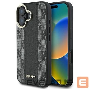 Kitas telefono priedas DKNY  DKNY Checkered Pattern Magsafe iPhone 16 Plus Case - Black 