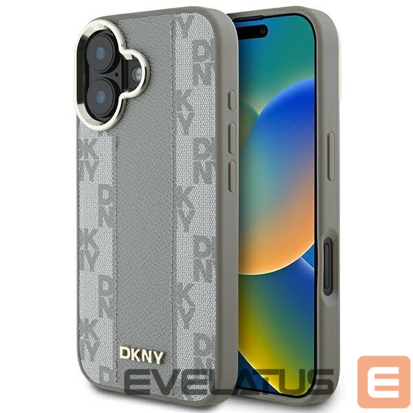 Kitas telefono priedas DKNY DKNY Checkered Pattern Magsafe iPhone 16 Case - Beige