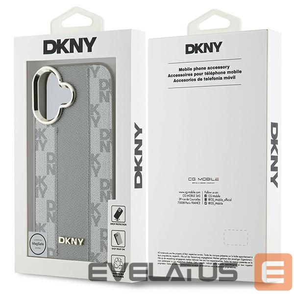 Kitas telefono priedas DKNY DKNY Checkered Pattern Magsafe iPhone 16 Case - Beige