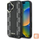 Kitas telefono priedas DKNY Apple DKNY Checkered Pattern Magsafe iPhone 16 Case - Black 